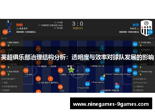 英超俱乐部治理结构分析：透明度与效率对球队发展的影响